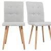Chaise Design En Tissu Gris Clair Et Bois Clair Massif (lot De 2) HORTA -Canapé Soldes chaise design en tissu gris clair et bois clair massif lot de 2 horta 42355 5bb76452af9fc 1200 675