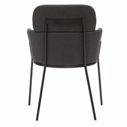 Chaise Design En Tissu Gris Et Métal Noir TULUM -Canapé Soldes chaise design en tissu gris et metal noir tulum 49315 60b8a41b152ad 1200 675