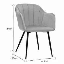 Chaise Design En Tissu Velours Taupe Et Métal Noir MILLY -Canapé Soldes chaise design en tissu velours taupe et metal noir milly 51667 62cd433b72d51 1200 675