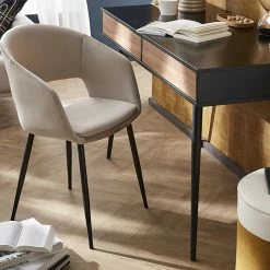 Chaise Design En Tissu Velours Taupe Et Métal Noir PRISMA -Canapé Soldes chaise design en tissu velours taupe et metal noir prisma 51591 634429dfc75ee 1200 675