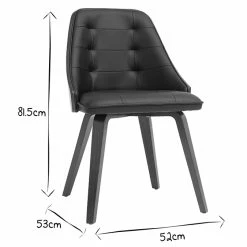 Chaise Design Noir Et Bois Foncé Noyer FLUFFY 18 Chaise Design Noir Et Bois Foncé Noyer FLUFFY -Canapé Soldes chaise design noir et bois fonce noyer fluffy 48660 5faaadf833fe3 1200 675