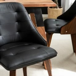 Chaise Design Noir Et Bois Foncé Noyer FLUFFY 16 Chaise Design Noir Et Bois Foncé Noyer FLUFFY -Canapé Soldes chaise design noir et bois fonce noyer fluffy 48660 627290cda3e9f 1200 675