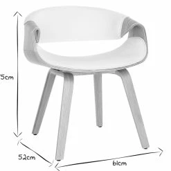 Chaise Design Scandinave Blanc Et Bois Clair ARAMIS 16 Chaise Design Scandinave Blanc Et Bois Clair ARAMIS -Canapé Soldes chaise design scandinave blanc et bois clair aramis 42635 601054963718f 1200 675