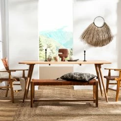 Chaise En Bois Teck Massif Et Sangles En Cuir Marron LODGE -Canapé Soldes chaise en bois teck massif et sangles en cuir marron lodge 50593 62727b746d279 1200 675