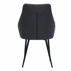 Chaise En Tissu Gris Foncé Et Métal Noir BOOMER -Canapé Soldes chaise en tissu gris fonce et metal noir boomer 51866 62c6862e96d19 1200 675