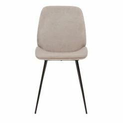 Chaise En Toissu Velours Taupe Et Métal Noir (lot De 2) KAOLY -Canapé Soldes chaise en toissu velours taupe et metal noir lot de 2 kaoly 51941 62d54fdb62d46 1200 675