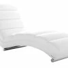 Chaise Longue / Fauteuil Design Blanc Et Acier Chromé TAYLOR -Canapé Soldes chaise longue fauteuil design blanc et acier chrome taylor 21728 5bb370042cb39 1200 675