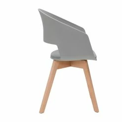 Chaise Scandinave Gris Et Bois Clair Massif PRISMA -Canapé Soldes chaise scandinave gris et bois clair massif prisma 51588 62beedf50c921 1200 675