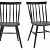 Chaises à Barreaux Bois Noir (lot De 2) COLBERT -Canapé Soldes chaises a barreaux bois noir lot de 2 colbert 51766 629480c881116 1200 675
