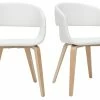 Chaises Design Blanc Et Bois Clair (lot De 2) SLAM -Canapé Soldes chaises design blanc et bois clair lot de 2 slam 52964 6304e508cec99 1200 675