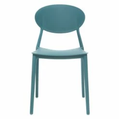 Canapé Soldes -Canapé Soldes chaises design empilables bleu canard lot de 2 anna 42899 5bb374628db00 1200 675