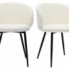 Chaises Design En Tissu Effet Laine Bouclée écru Et Métal Noir (lot De 2) ROSALIE -Canapé Soldes chaises design en tissu effet laine bouclee ecru et metal noir lot de 2 rosalie 52661 63b83e2a7a38a 1200 675