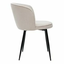 Chaises Design En Tissu Effet Velours Beige Et Métal Noir (lot De 2) SERIF -Canapé Soldes chaises design en tissu effet velours beige et metal noir lot de 2 serif 51176 627cb67ba4b71 1200 675