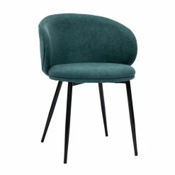 Chaises Design En Tissu Effet Velours Bleu Canard Et Métal Noir (lot De 2) ROSALIE -Canapé Soldes chaises design en tissu effet velours bleu canard et metal noir lot de 2 rosalie 52664 63b83f72e3833 1200 675