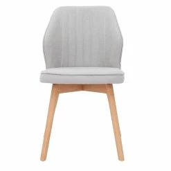 Chaises Design En Tissu Effet Velours Gris Et Bois Clair Massif (lot De 2) FANETTE -Canapé Soldes chaises design en tissu effet velours gris et bois clair massif lot de 2 fanette 53321 637b928dc42f1 1200 675