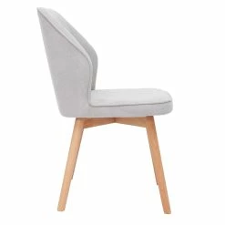 Chaises Design En Tissu Effet Velours Gris Et Bois Clair Massif (lot De 2) FANETTE -Canapé Soldes chaises design en tissu effet velours gris et bois clair massif lot de 2 fanette 53321 637b92a728759 1200 675