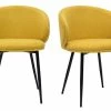 Chaises Design En Tissu Effet Velours Jaune Moutarde Et Métal Noir (lot De 2) ROSALIE -Canapé Soldes chaises design en tissu effet velours jaune moutarde et metal noir lot de 2 rosalie 52662 63ff3a4b5b557 1200 675