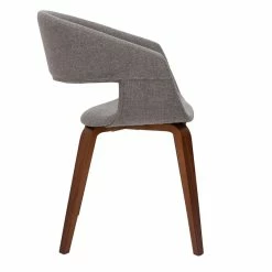 Chaises Design En Tissu Gris Et Pieds En Bois Foncé Noyer (lot De 2) SLAM -Canapé Soldes chaises design en tissu gris et pieds en bois fonce noyer lot de 2 slam 52967 6304e13cbba44 1200 675