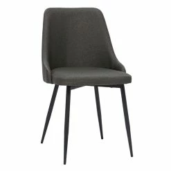 Chaises Design En Tissu Gris Foncé Et Métal Noir (lot De 2) CULT -Canapé Soldes chaises design en tissu gris fonce et metal noir lot de 2 cult 51178 624c0ac6d424e 1200 675