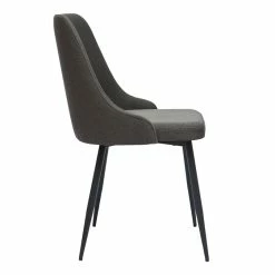 Chaises Design En Tissu Gris Foncé Et Métal Noir (lot De 2) CULT -Canapé Soldes chaises design en tissu gris fonce et metal noir lot de 2 cult 51178 624c0ac9df887 1200 675
