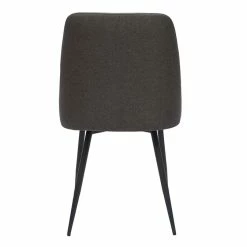 Chaises Design En Tissu Gris Foncé Et Métal Noir (lot De 2) CULT -Canapé Soldes chaises design en tissu gris fonce et metal noir lot de 2 cult 51178 624c0acd097bf 1200 675