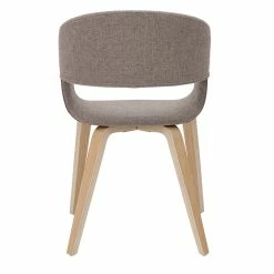 Chaises Design En Tissu Taupe Et Bois Clair Chêne (lot De 2) SLAM -Canapé Soldes chaises design en tissu taupe et bois clair chene lot de 2 slam 52966 6304e5a53fa3c 1200 675