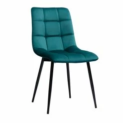 Chaises Design En Tissu Velours Bleu Canard Et Métal Noir (lot De 2) MAXWELL -Canapé Soldes chaises design en tissu velours bleu canard et metal noir lot de 2 maxwell 52283 63a5c84c331ac 1200 675