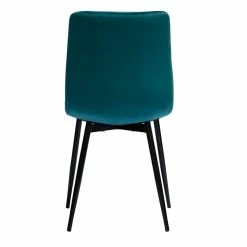 Chaises Design En Tissu Velours Bleu Canard Et Métal Noir (lot De 2) MAXWELL -Canapé Soldes chaises design en tissu velours bleu canard et metal noir lot de 2 maxwell 52283 63a5c85dc1d46 1200 675