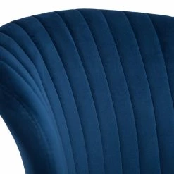 Chaises Design En Tissu Velours Bleu Et Métal Noir (lot De 2) KAYEL -Canapé Soldes chaises design en tissu velours bleu et metal noir lot de 2 kayel 50513 61f41c71b3c02 1200 675