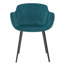 Chaises Design En Tissu Velours Bleu Pétrole Et Métal Noir (lot De 2) SAKE -Canapé Soldes chaises design en tissu velours bleu petrole et metal noir lot de 2 sake 47835 5f083c5a34aac 1200 675