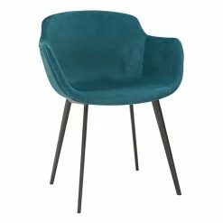 Chaises Design En Tissu Velours Bleu Pétrole Et Métal Noir (lot De 2) SAKE -Canapé Soldes chaises design en tissu velours bleu petrole et metal noir lot de 2 sake 47835 5f083c5e5fe8e 1200 675