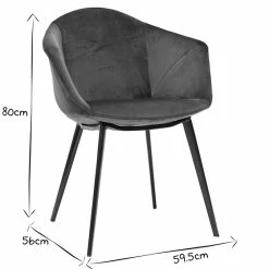 Chaises Design En Tissu Velours Bleu Pétrole Et Métal Noir (lot De 2) TAYA -Canapé Soldes chaises design en tissu velours bleu petrole et metal noir lot de 2 taya 48901 603426c2bb02f 1200 675