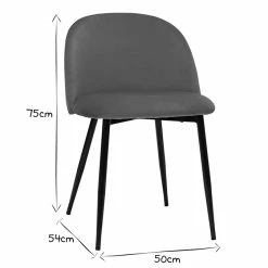 Chaises Design En Tissu Velours Bronze Et Métal Noir (lot De 2) CELESTE -Canapé Soldes chaises design en tissu velours bronze et metal noir lot de 2 celeste 51892 62bda429ed1cb 1200 675