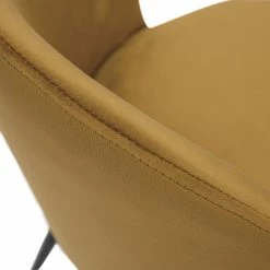 Chaises Design En Tissu Velours Bronze Et Métal Noir (lot De 2) CELESTE -Canapé Soldes chaises design en tissu velours bronze et metal noir lot de 2 celeste 51892 63344d52d423b 1200 675