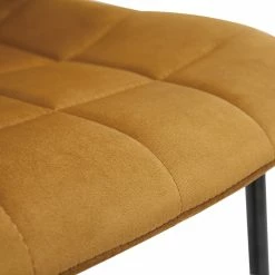 Chaises Design En Tissu Velours Bronze Et Métal Noir (lot De 2) SAIGA -Canapé Soldes chaises design en tissu velours bronze et metal noir lot de 2 saiga 52681 63185badd6cb6 1200 675