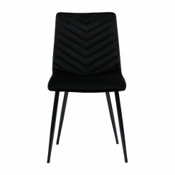 Chaises Design En Tissu Velours Noir Et Métal Noir (lot De 2) PUMPKIN -Canapé Soldes chaises design en tissu velours noir et metal noir lot de 2 pumpkin 52675 63721c9eb0acf 1200 675
