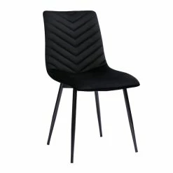Chaises Design En Tissu Velours Noir Et Métal Noir (lot De 2) PUMPKIN -Canapé Soldes chaises design en tissu velours noir et metal noir lot de 2 pumpkin 52675 63721ca102fa8 1200 675