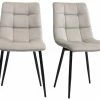Chaises Design En Tissu Velours Taupe Et Métal Noir (lot De 2) MAXWELL -Canapé Soldes chaises design en tissu velours taupe et metal noir lot de 2 maxwell 52284 63db7b2cda010 1200 675