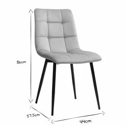 Chaises Design En Tissu Velours Taupe Et Métal Noir (lot De 2) MAXWELL -Canapé Soldes chaises design en tissu velours taupe et metal noir lot de 2 maxwell 52284 63e4b2d4608e6 1200 675