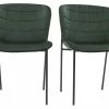 Chaises Design En Tissu Velours Vert Foncé Et Métal Noir (lot De 2) SAIGA -Canapé Soldes chaises design en tissu velours vert fonce et metal noir lot de 2 saiga 52682 63185f192a0c7 1200 675
