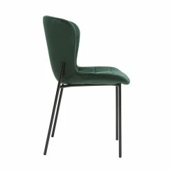 Chaises Design En Tissu Velours Vert Foncé Et Métal Noir (lot De 2) SAIGA 11 Chaises Design En Tissu Velours Vert Foncé Et Métal Noir (lot De 2) SAIGA -Canapé Soldes chaises design en tissu velours vert fonce et metal noir lot de 2 saiga 52682 63185f54c00df 1200 675