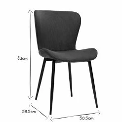 Chaises Design En Tisu Velours Côtelé Beige Et Métal Noir (lot De 2) ADDICT -Canapé Soldes chaises design en tisu velours cotele beige et metal noir lot de 2 addict 52090 62c5a466c62cc 1200 675