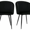 Chaises Design En Velours Noir (lot De 2) VANITY -Canapé Soldes chaises design en velours noir lot de 2 vanity 51883 62c75509d86ac 1200 675
