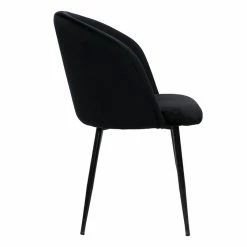 Chaises Design En Velours Noir (lot De 2) VANITY -Canapé Soldes chaises design en velours noir lot de 2 vanity 51883 62c755483d804 1200 675