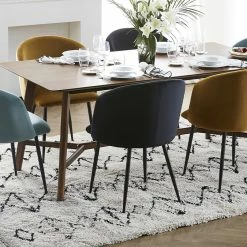 Chaises Design En Velours Noir (lot De 2) VANITY -Canapé Soldes chaises design en velours noir lot de 2 vanity 51883 63457fc14c318 1200 675