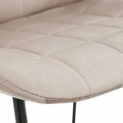 Chaises Design En Velours Taupe Et Métal Noir (lot De 2) SAIGA -Canapé Soldes chaises design en velours taupe et metal noir lot de 2 saiga 52680 6318547fc0258 1200 675