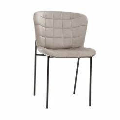 Chaises Design En Velours Taupe Et Métal Noir (lot De 2) SAIGA -Canapé Soldes chaises design en velours taupe et metal noir lot de 2 saiga 52680 63bfc41f08a80 1200 675