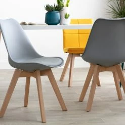Chaises Design Gris Et Bois Clair Massif (lot De 2) PAULINE 19 Chaises Design Gris Et Bois Clair Massif (lot De 2) PAULINE -Canapé Soldes chaises design gris et bois clair massif lot de 2 pauline 42533 5cc6be71db297 1200 675