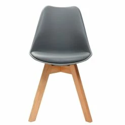 Chaises Design Grises Avec Pieds Bois Clair Massif (lot De 2) PAULINE -Canapé Soldes chaises design grises avec pieds bois clair massif lot de 2 pauline 31194 5bb763b0a52e3 1200 675