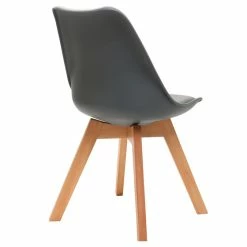 Chaises Design Grises Avec Pieds Bois Clair Massif (lot De 2) PAULINE -Canapé Soldes chaises design grises avec pieds bois clair massif lot de 2 pauline 31194 5bb763b0bcab0 1200 675